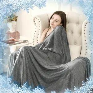 Cooling Blanket, Lightweight Breathable Silky Soft Blanket, Comfortable Bedding for Home Bedroom, Perfect Gift for Loved Ones, Soft Throw Blanket, Cozy Blanket Throw