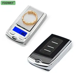Portable Car Key Shaped Mini Digital Pocket Scale, Digital Pocket Scale with LCD Display, Precision Mini Digital Scale for Home Office