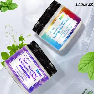 Nano Hydroxyapatite Toothpaste Tablets, 70pcs/box Daily Oral Care Teeth Cleaner Bad Breath Toothpaste Tablets, Convenient and Easy To Carry for Travel Use