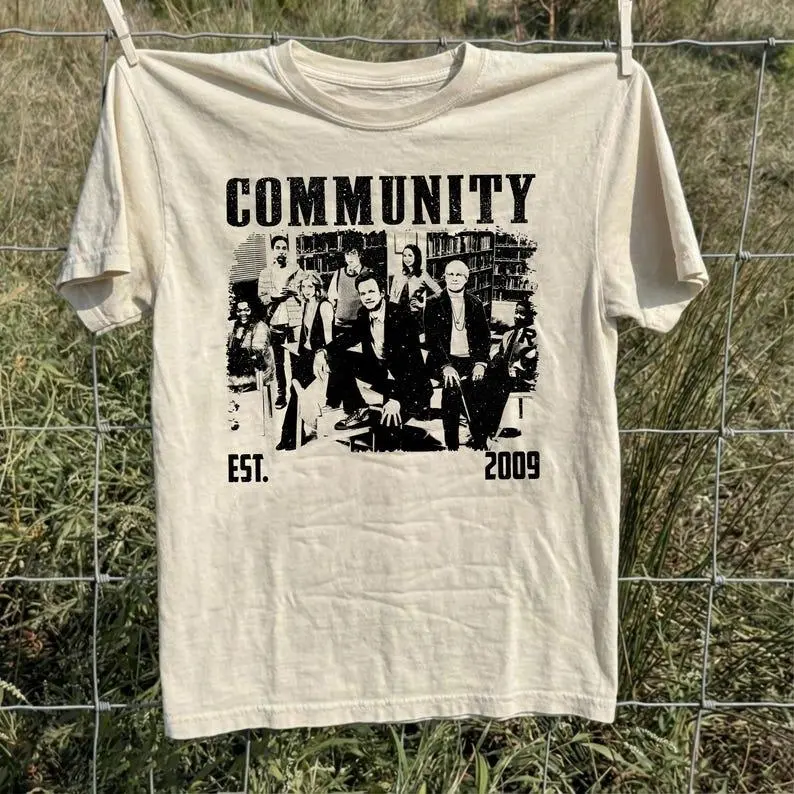 Greendale Community College Graphic Tee - Vintage 90s Comedy Homage Tshirt, Six Seasons and a Movie Fan Shirt, Unisex Retro Top
