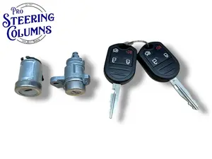 05-14 Ford Mustang Ignition & Door Lock Cylinder Set With 2 Remote Keys New