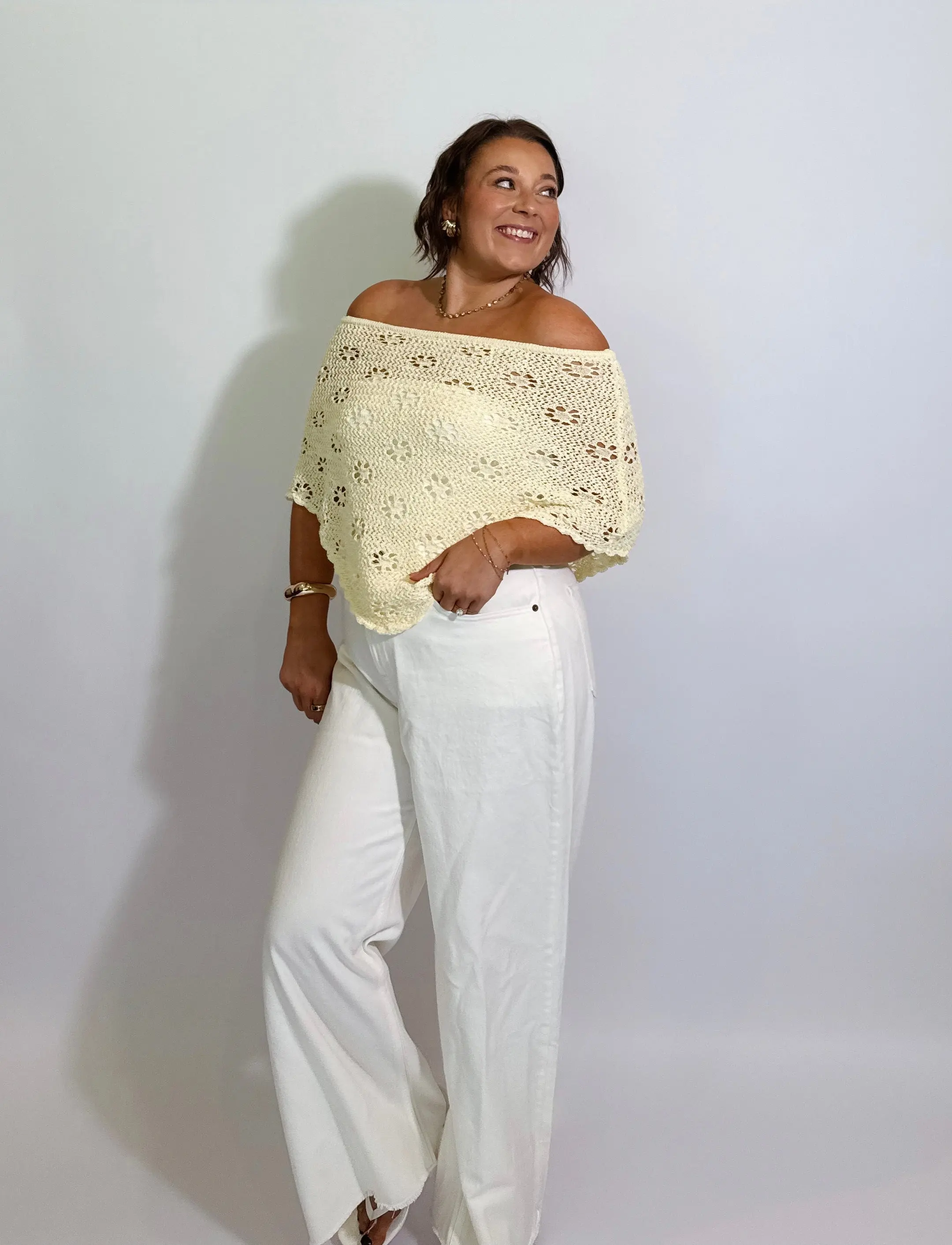 The Sunshine Crochet Poncho