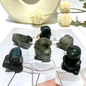 5 Counts Labradorite Small Dinosaur Crystal Healing Crystal Home Decoration From IG Crystal