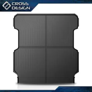 CROSSDESIGN 3D Molded Rear Cargo Liner TPE Fit For 17-24 Honda Ridgeline 5.3Ft Truck Bed Mat