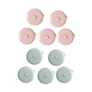 Mini Retractable Dual-Sided Tape Measure, Portable Fabric Measuring Tool, Durable Blade Material, Ideal for Sewing & Crafts