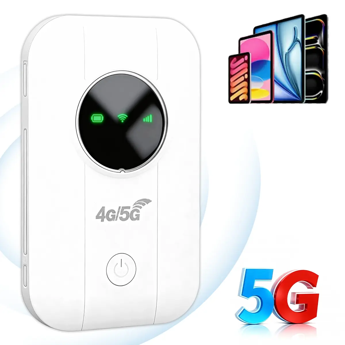 2026 portable wifi hotspot for travel,4G/5G LTE Mobile Hotspot, Portable Internet, Enjoy 300Mbps Fast WiFi Anywhere, Built in Battery for All-Day Use, Perfect Must-Have for Travel & Outdoor Adventures