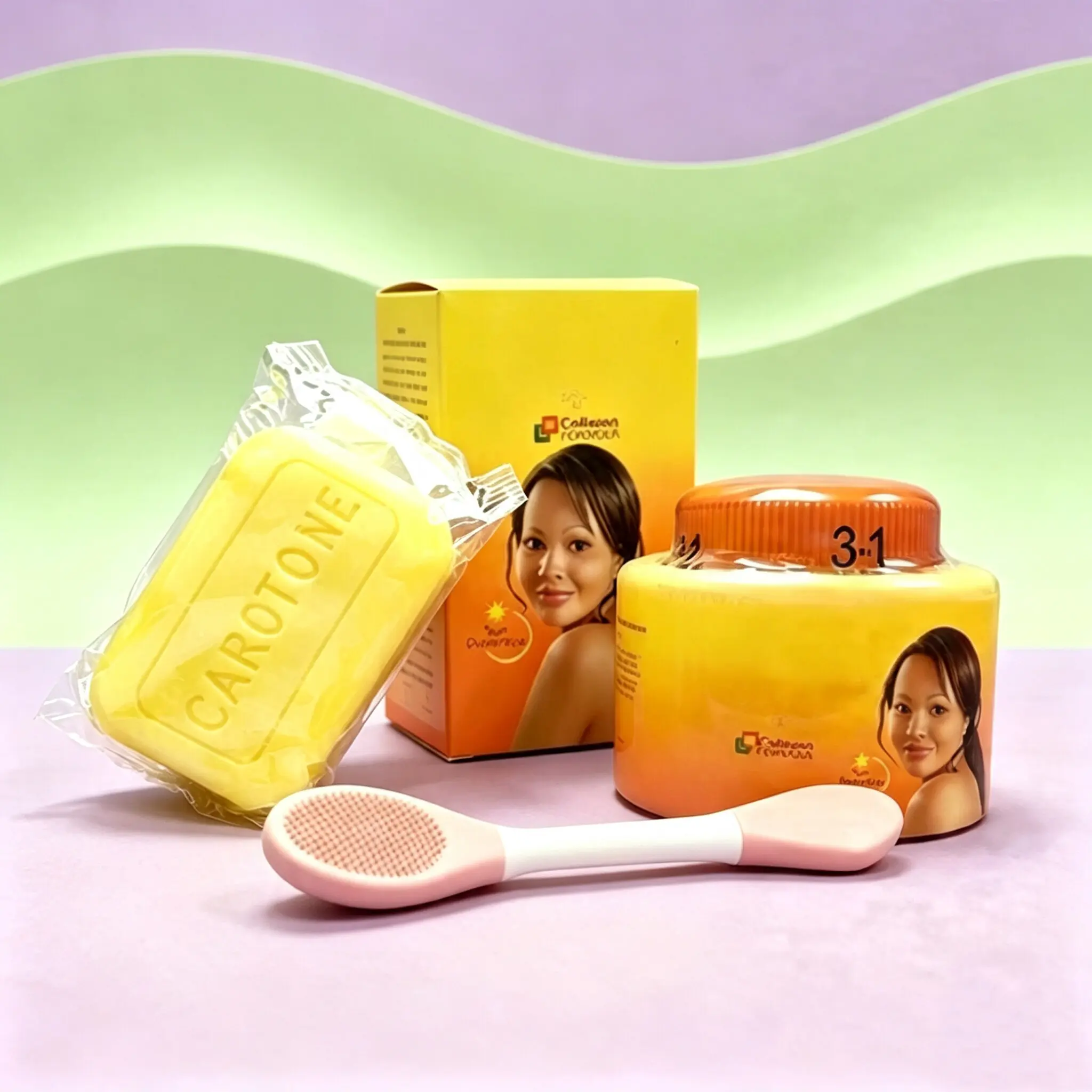 【330ML+190G】  Long lasting hydration body cream soap set