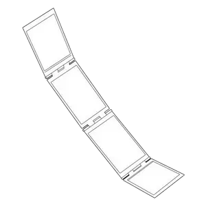 Portable Four-Fold Mirror Home/Travel