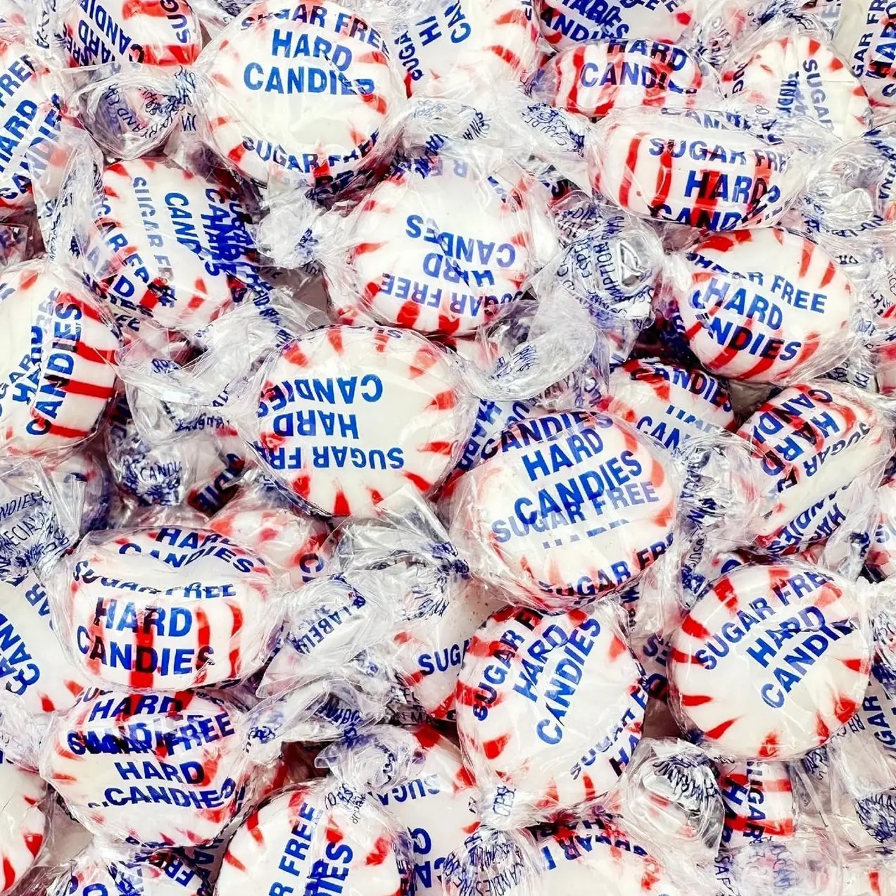 Sugar-Free Starlight Mints | 1-Pound Pack | Peppermint Hard Candy