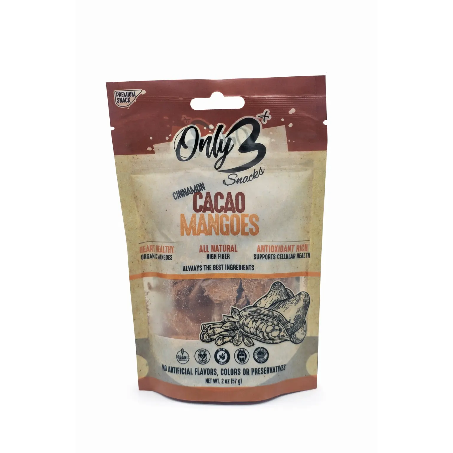 Cinnamon Cacao Mangoes: 3-Pack