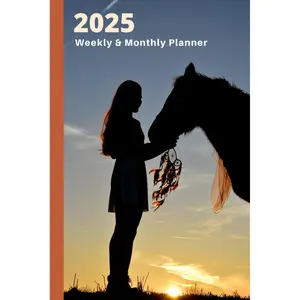 2025 Weekly & Monthly Planner My Dream Horse: Organizer Diary with Goal Setting, Gratitude Sections, Trackers, Checklists and more Paperback – November 19, 2024