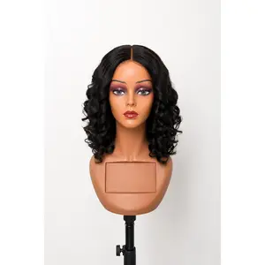5x5 HD Glueless Wig – Bouncy Curly – 100% Human Hair (180% Density)