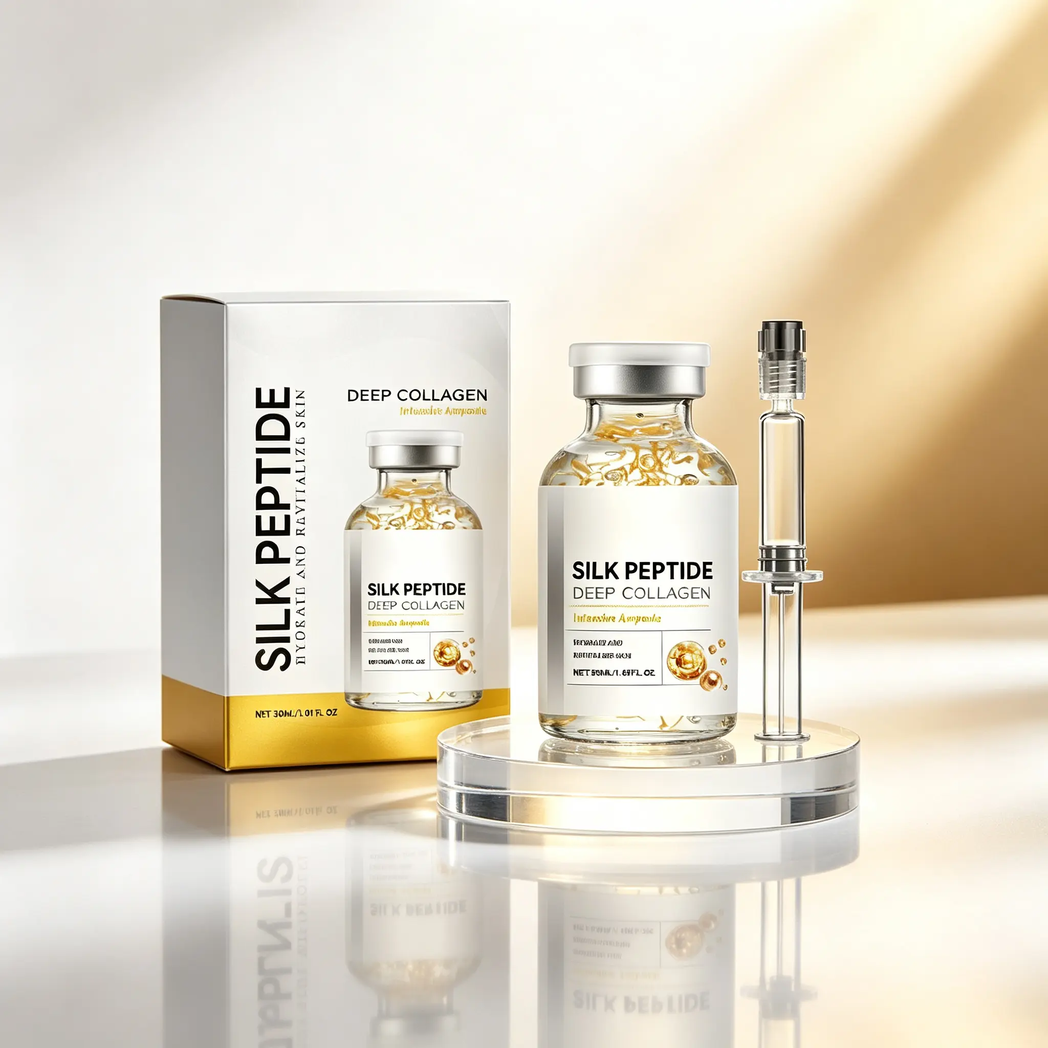 Collagen & Silk Peptide Boosting Serum – Enriched with Dual-Action Peptides to Help Firm, Nourish & Revitalize Skin | Ideal for Dull, Tired or Aging-Prone Complexions | 50ml