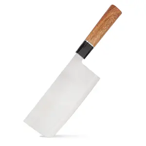 HomeKitchenware Unisex sharp stainless steel kitchen knife, hand forged design, ideal for cutting meat and vegetables
