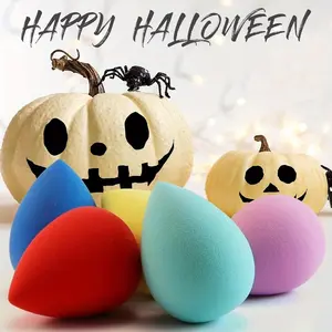 BEAKEY 5-piece Makeup Sponge Set - Latex-free, Perfect Blend Of Foundation, Cream And Powder - For Beginners To Professionals, Facial Makeup Sponge