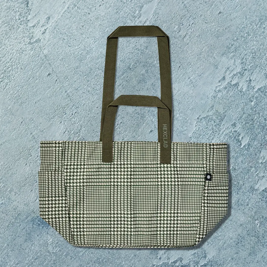 The Everything Everywhere Bag (Houndstooth-Forest) The Everything Everywhere Bag (Houndstooth-Forest)