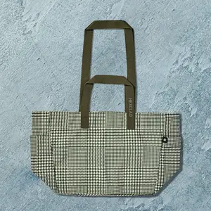 The Everything Everywhere Bag (Houndstooth-Forest)