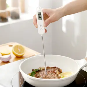 Water thermometer, food thermometer, baking water temperature gauge, food probe type, for baby bottles and kitchen use, probe temperature measurement, high-precision food thermometer, kitchen cooking thermometer, liquid temperature gauge