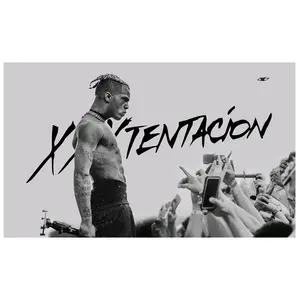 XXX Tentacions Album Stream Flag 'Look at Me: THE ALBUM Tapestry 40in*60in Tapestry Home Decor Supplies Decoration