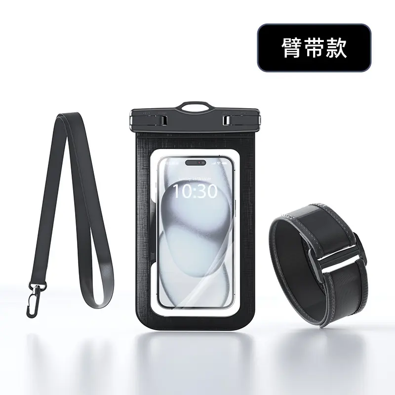 Black (single hook with arm strap)