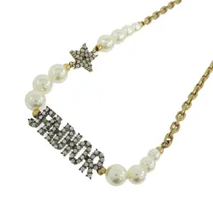 Pre-owned Dior Gold-plated Small Leather Goods Christian J’Adior Necklace