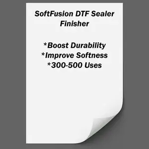 The Secret to Durable & Soft DTF? SoftFusion Sealer! Seal & Protect , Enhance Softness,  Long-Lasting (300-500 Presses),  DTF Final Press