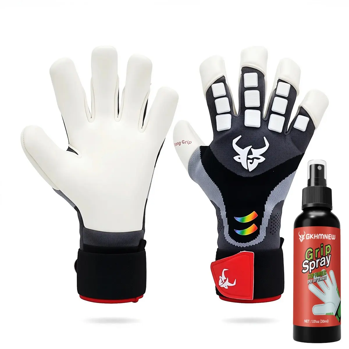 Goalkeeper Gloves for Adult Youth, Breathable Professional Soccer Goalie Gloves with 4+3mm Sticky Latex Palm, Guantes De Portero for Training, Goalkeeper Equipment, Football Equipment