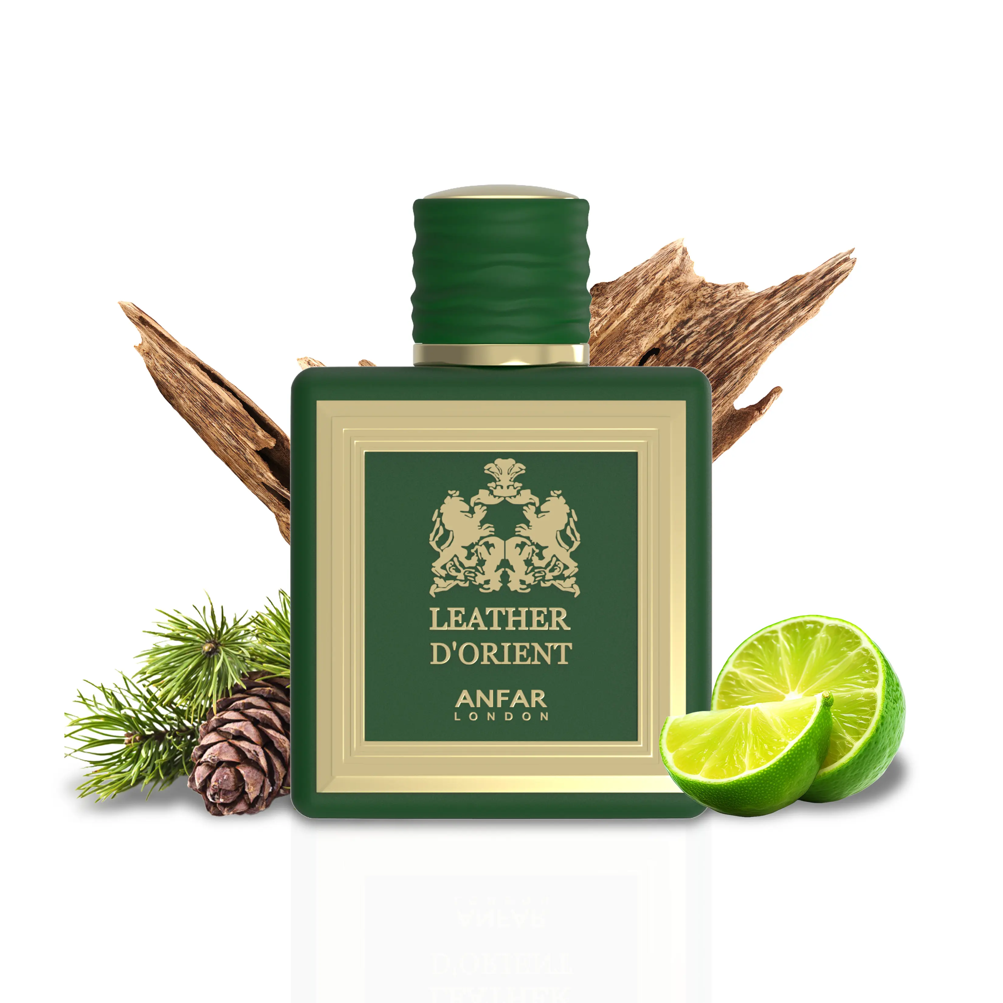 Anfar London Leather D'orient Extrait de Parfum for Men - 115 ML High Concentration Fragrance Oils, Cruelty-Free Vegan Limited Edition Aerosol, Paraben-Free Clean Choice, Long-Lasting with Leather Musk, Oud & Cedarwood Notes, Amber, Evening Wear