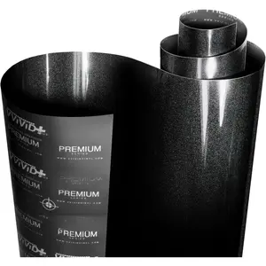+ Ultra Gloss Black Metallic   Vinyl  Wrap (1ft x 5ft)