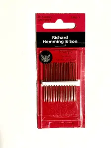 Richard Hemming & Son -- Hand Sewing Needles -- Sharps -- Size 7