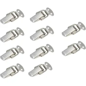 Spring Toggle Latch Mini Size Toolbox Latch 44mm/1.73" Length - Pack of 10