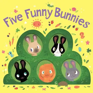 USED-Five Funny Bunnies: An Easter and Springtime Book for Kids by Clarion Books (Board book)