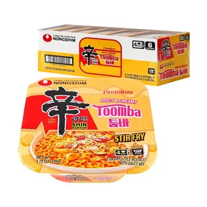 NONGSHIM SHIN Ramyeon Toomba Spicy Cheese Cream Noodles - 6 Pack (106g each) | Trending Flavor | Chef Edward Lee's Favorite