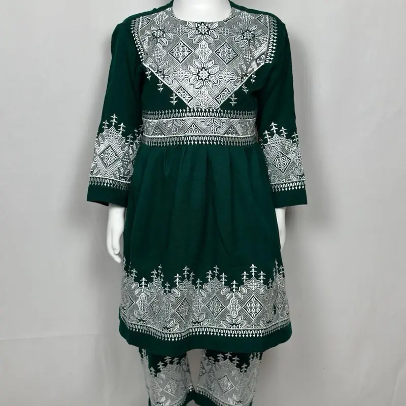 Hazaragi shal Afghani for Girls Traditional Party Dress Long Sleeves Muslim Clothes شال هزارگی افغانی لباس دخترانه محفلی