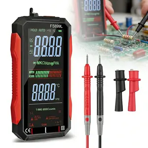 True RMS Digital Multimeter with 6000 Counts - High Precision Auto-Ranging Voltmeter for AC/DC Voltage, Current, Resistance, Continuity & Diode Test