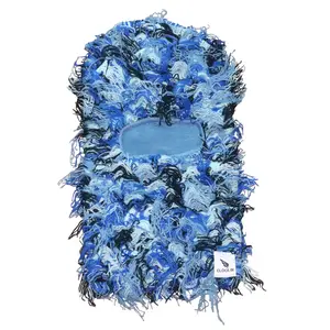 PREMIUM DISTRESSED BALACLAVA SHIESTY MASK - BLUE