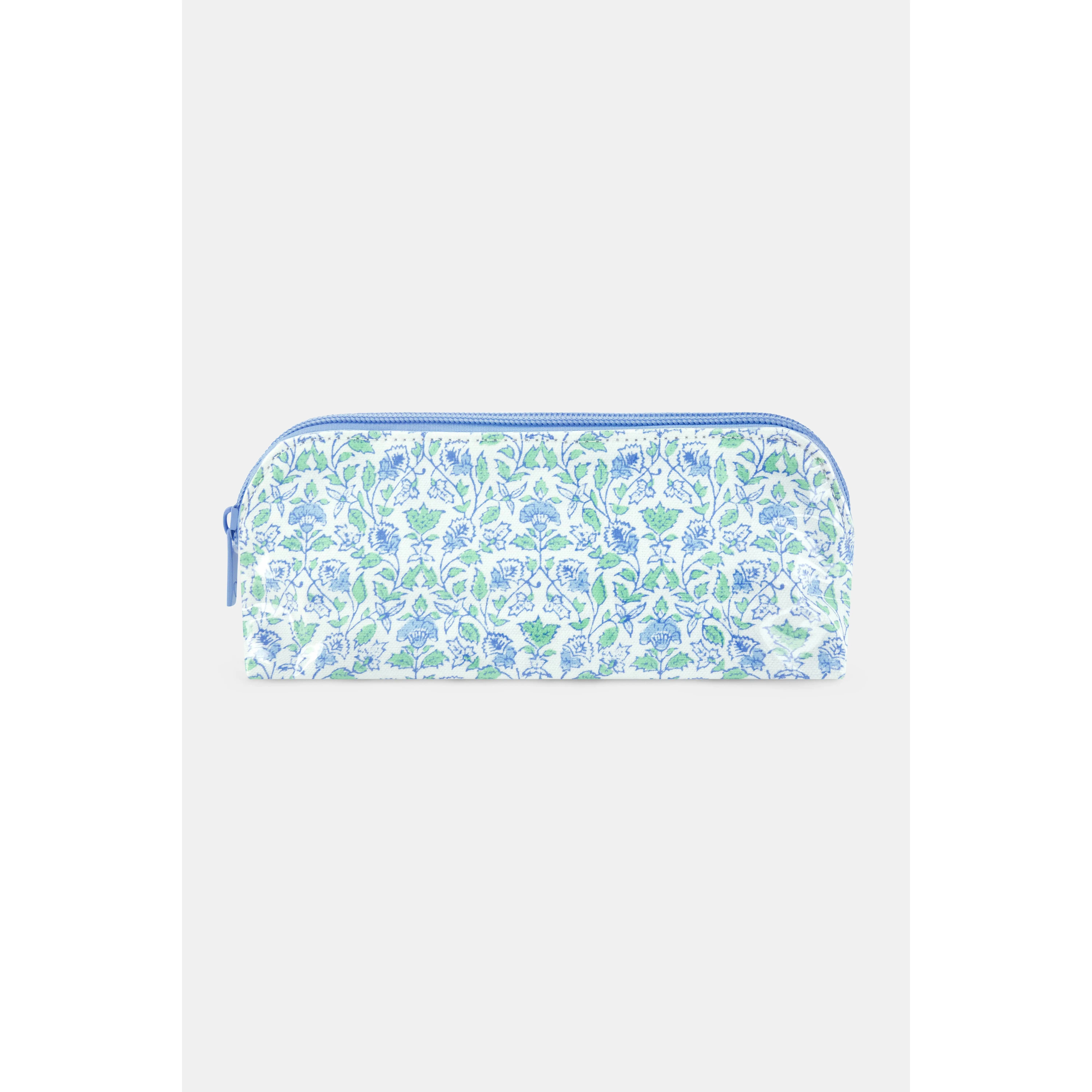 Garden Gate Floral Makeup Bag