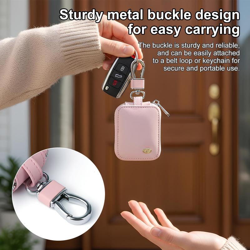 Universal PU Leather Case for AirPods 1/2/3/4/Pro, Wireless Earphone Protective Case, Dustproof & Anti-scratch Travel Wireless Earbuds Bag, Audio & Video Accessories