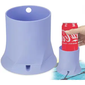 Paddle Board Cup Holder, Stand Up Paddle Board Accessory, Drink Holder Suitable for Types of Cup/Bottle/Drink (Blue)