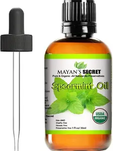 Mayan's Secret USDA Certified Organic Spearmint Essential Oil 100% Pure Glass Bottle Healthcare Healthy