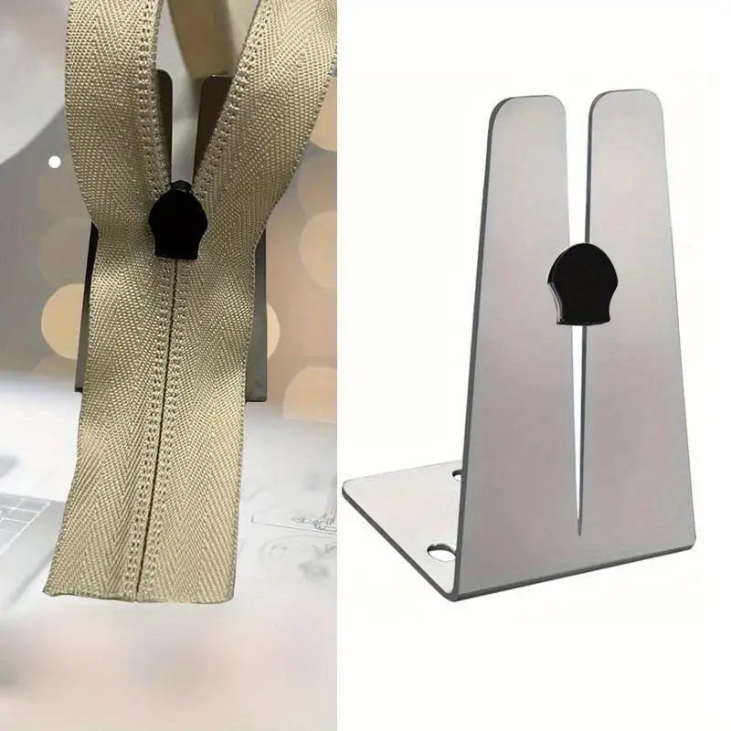 [Quick Assistant] DIY Quick Installation Assistant | Metal and Stainless Steel for Sewing Zippers, Clothes, Pants, Bags, Zipper Heads, Fastening Supplies, Small Tools, Multi-Purpose and Removable Glue