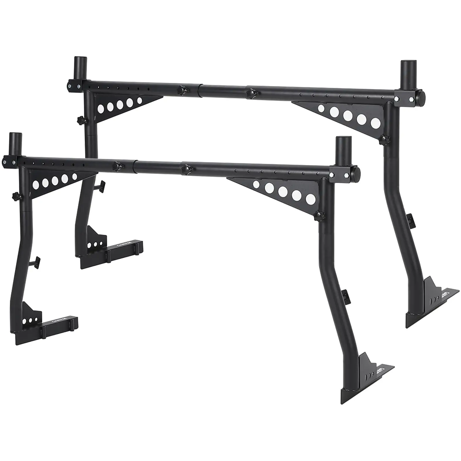 Garvee Extendable Truck Ladder Rack for Pickup Trucks, Adjustable 48"–72" Steel Bed Rack, Heavy Duty 1000 lb No-Drill Mount Universal Utility Carrier for Ladders, Kayaks, Lumber & Cargo