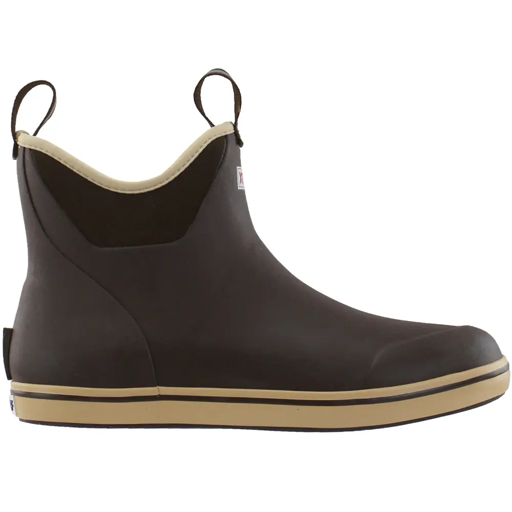 Xtratuf Mens Ankle Deck Round Toe Pull On Casual Boots Ankle - Brown