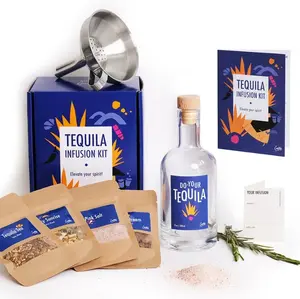 CRAFTLY Tequila Infusion Kit – Create Bold, Flavorful Cocktails with Our DIY Infusion Set – Great for Tequila Lovers at Home