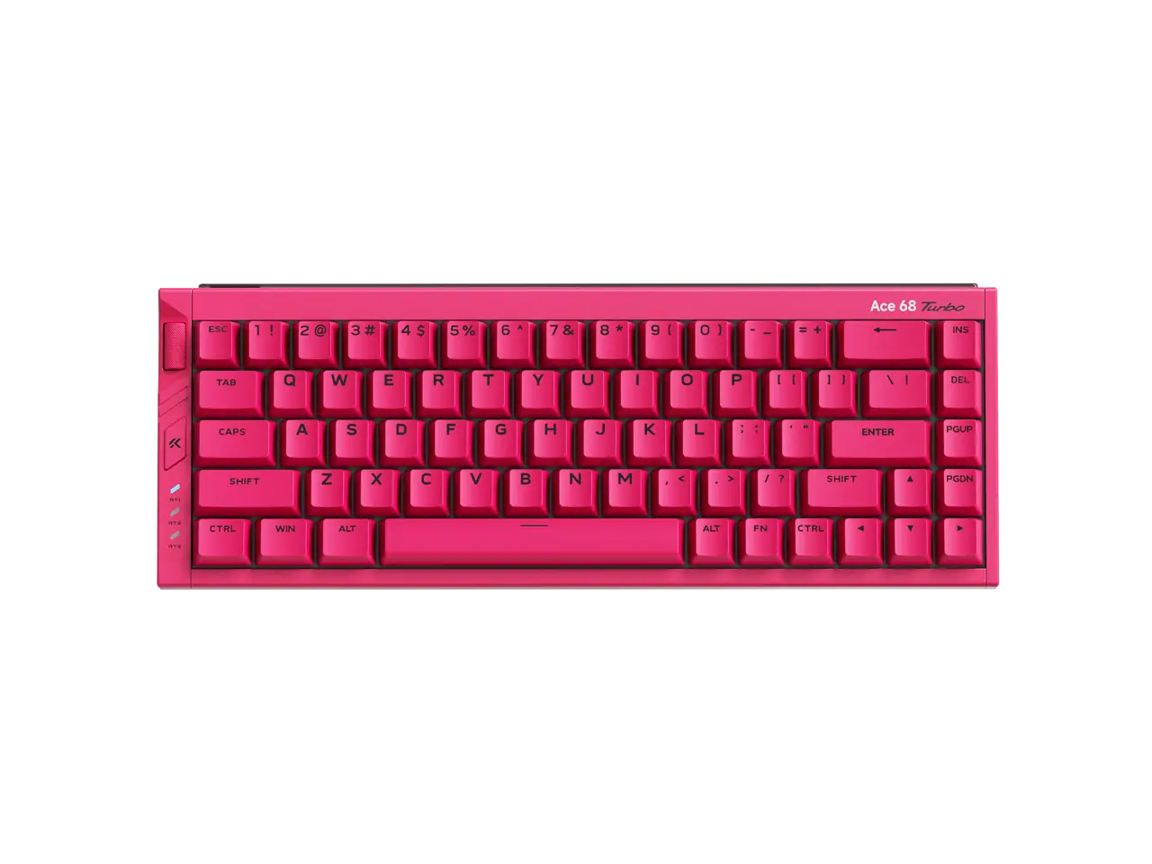 MCHOSE Ace68 Turbo 65% Aluminum Hall Effect Magnetic Switch Keyboard, 16K Polling, Wired - Berry Red