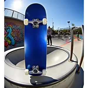 S4O Full-Size Maple Deck Skateboard – Standard Dimensions, Blue Finish For Smooth Rides & Durable Performance