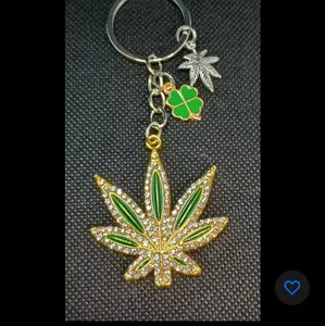 Weed Leaf Key Chain