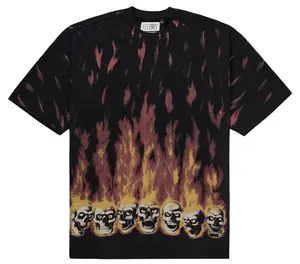 Supreme MM6 Maison Margiela Liquid Blue Short Sleeve Tee Shirt Black