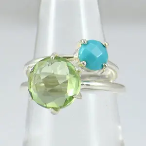 Mother Daughter Ring Set - Mothers Ring - Family Ring, Mothers Day Ring, birthstone ring gold, mom ring, stackable ring, Gift Idea for Mom