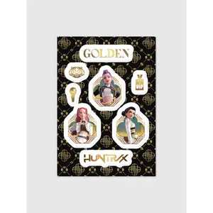 KPop Demon Hunters Sticker Sheet HUNTR/X Golden
